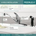 thumbnail image 2 of Peerless Single Handle Deck-Mount Kitchen Faucet in Stainless P115LF-SS, 2 of 6