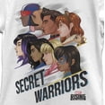thumbnail image 2 of Girl's Marvel Rising: Secret Warriors Profiles  Graphic Tee White Medium, 2 of 4