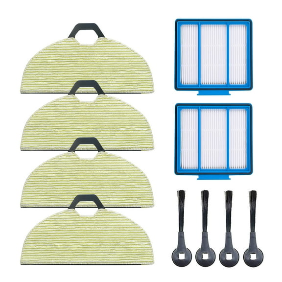 Hometimes Mop Pads,Hepa Filter,Brush Accessories Kit for Shark Shark AI VACMOP RV2002WD Robot Vacuum Cleaner Replacement Parts