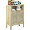 thumbnail image 2 of HOMCOM Sideboard Buffet Cabinet with Storage, Modern Accent Cabinet with 2 Doors and Adjustable Shelf, Coffee Bar Cabinet, Natural, 2 of 9