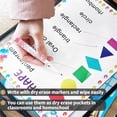 thumbnail image 4 of 30PCS Job Ticket Holders,Dry Erase Pockets,10x14Inch,Black,Reusable Plastic Sleeves for Paper, Clear Shop Ticket Holders, 4 of 5