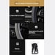thumbnail image 4 of Popular! Car Steering Wheel Cover With Long-lasting PU Leather, Universal 15 Inch Fit For Car Truck SUV, Breathable Slip Auto Steering Wheel Covers For Men And WomenClearance, 4 of 5