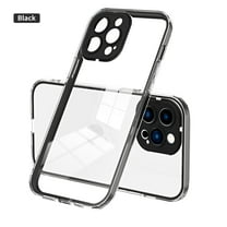 iPhone 15 Pro Case 2023,Decase Clear Anti-Scratch Phone Cover With Camera Screen Protector Anti-Yellow Shockproof Transparent Slim Lightweight Case,for Apple iPhone 15 Pro 6.1 Inch - Black