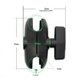 thumbnail image 3 of Brazo de Doble Enchufe AleacióN Aluminio 9CM Longitud para RAM con Base Bola 1,5 Pulgadas ExtensióN CáMara Motocicleta, 3 of 11