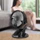 thumbnail image 5 of Mini ventilador portátil de viaje con abrazadera de rotación de 3 velocidades, ventilador de aire de escritorio para el dormitorio de la oficina del automóvil, negro Noticed HA002799-01B, 5 of 6