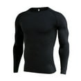 thumbnail image 6 of Jamicy Men's Long Sleeve Compression Shirts Athletic Sport Undershirts Tight Base Layer Tops Rash Guard Workout Running Gym, 6 of 7