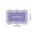 thumbnail image 3 of Diatom Mud Bathroom Floor Mat | Quick Drying Water Absorbent Non-Slip Bath Rug | 15.75x23.62in Polyester Soft Durable Mat for Toilet Entryway Doorway Home Use, 3 of 6