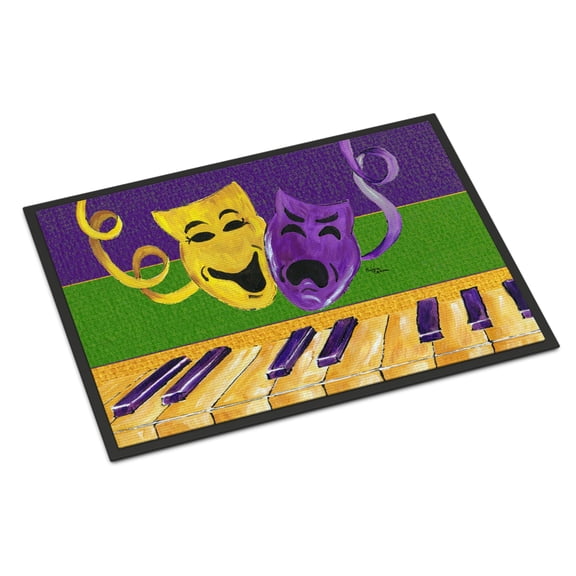 Mardi Gras Door Mat Doormat