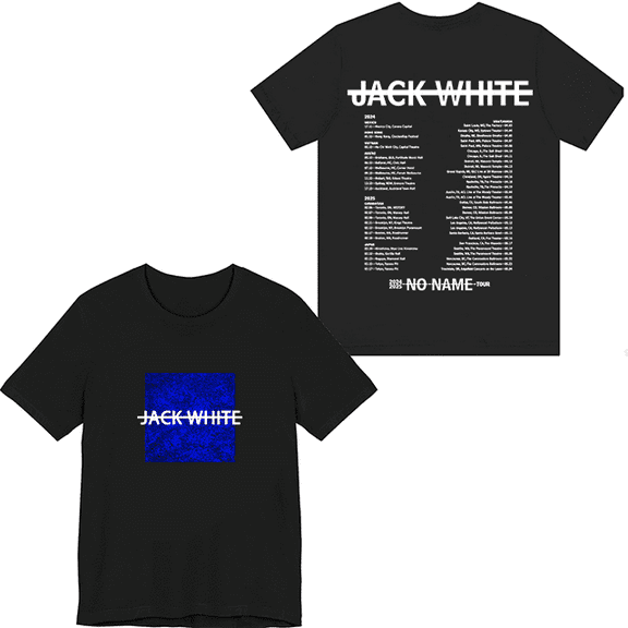 Jack White No Name 2025 Tour Print T-shirts Men Women Short Sleeve Crewneck Summer Clothes