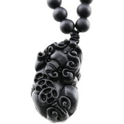 FOY-MALL Fashion Stone Needle Animal Pixiu Pendant Necklace XL1387M