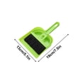 thumbnail image 3 of Desktop Cleaning Brush, Staron 2026 Mini Dustpan Set for Keyboard Sofa Car, Compact Plastic Besom with Dustpan Easy Storage Quick Clean, Green, 3 of 5