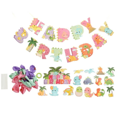 

Birthday Decoration Wall Party Supplies Accessories Decorations Emulsion Baby Shower Boy Paper Latex Plastic