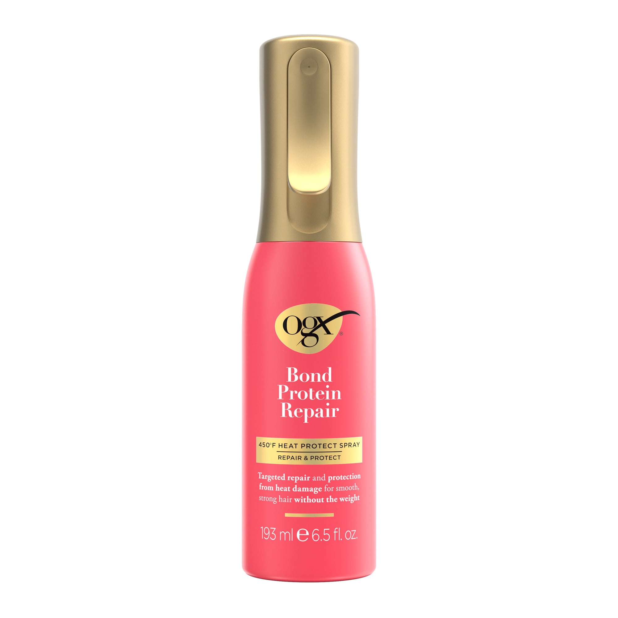OGX Bond Protein Repair 450°F Heat Protect Spray, 6.5 Fl oz