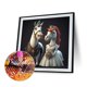 thumbnail image 2 of Cuadros Decorativos 5D Wdftyju bricolaje taladro redondo completo diamante pintura caballo Kit arte decoración del hogar, 2 of 9