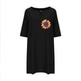 thumbnail image 4 of IROINNID Summer Dresses for Women 2024, Plus Size Summer T-shirt Dresses for Women with Short Sleeve and Round Neck Printed Casual Outfits Dress, 4 of 4