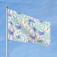 thumbnail image 2 of Lsque Colorful Butterfly Pattern Flag,Colorful Butterfly Printed Garden Flag 48 x 72 in - Double Sided Small Flags for Yard, 2 of 9