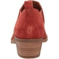 thumbnail image 4 of Lucky Brand Fallo Burnt Henna Red Suede Western Block Heel Pointed Casual Bootie (Burnt Henna, 5), 4 of 4