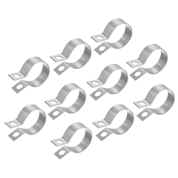 Uxcell 10Pack Split Ring Hanger Pipe Strap Pipe Clamps Bracket Support Fit 1-1/4"(32mm)