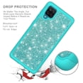 thumbnail image 3 of Kaleidio Case For Samsung Galaxy A12 5G [Glitter Impact] 2-Piece Armor [Shockproof] Dual Layer Protector Cover [Teal/Teal], 3 of 3