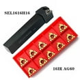 thumbnail image 3 of Support d'Outils de Tournage 5/8 Pouces Sel1616H16 + Inserts en Carbure 16Ir Ag60, 3 of 8