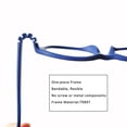 thumbnail image 2 of Aqwano Marco De Gafas Ópticas Para Niños Tr90 Flexible Gafas Seguras De Una Sola Pieza Niñas Niños Cuadrados, 2 of 5