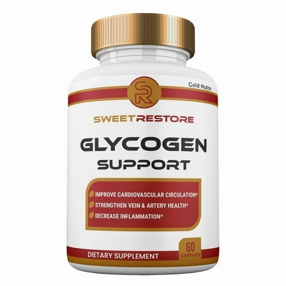 (1 Pack) Sweet Restore Glycogen Support Capsules, Advanced Glyco Pills Formula Max Strength Blood Health Supplement, 60 Capsules