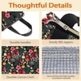 thumbnail image 4 of Pioneer Flower Floral Print Pattern Insulated Lunch Bag for Women & Adults,Large Portable Soft Cooler Lunch Bag,Thermal Food Storage Tote with Pearl Cotton,8.66L,8.75x5.75x9.5 Inch, 4 of 6
