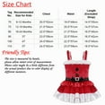 thumbnail image 3 of Aislor Toddlers Girls Christmas Mrs Santa Claus Costume Princess Bowknot Tutu Dress Fancy Party Outfits, 3 of 7
