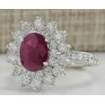 thumbnail image 7 of K-KED Elegant 925 Silver Filled Ring Women Cubic Zircon Wedding Delicate Jewelry Size 5-11-Silver #5-10, 7 of 7