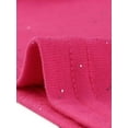 thumbnail image 5 of INSPIRE CHIC Tank Tops for Women's Glitter Rhinestones Encrusted Spaghetti Straps Cut Out Party Cami Crop Tops Rose Red XS, 5 of 5