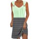 thumbnail image 1 of Vestido de Verano para Mujeres sin Mangas Estilo de Bolsillo con Cuello en V, Color Sólido Y Cómodo Vestido de Verano Casual, 1 of 5