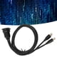thumbnail image 5 of Cable USB 3.0 Dual, Luz LED Multifunción Plug And Play Cable Impermeable USB 3.0 Dual Para Consola, 5 of 8