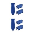 thumbnail image 3 of Billuyoard 3 piezas de cubiertas de silicona para mango de olla, pieza de utensilios de cocina, accesorio protector, cubierta de calor Azul 2piezas, 3 of 6
