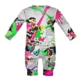thumbnail image 6 of Splatoon Baby Long Sleeve Footless, Infant Playsuit Romper Jumpsuits for Boys Girls, 6 of 8