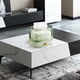 thumbnail image 5 of Dispensador de servilletas con tapa para caja de pañuelos de escritorio, transparente, decoración de mesa, uso versátil Verde claro, 5 of 7