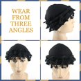 thumbnail image 4 of Vintage Twist Turban Head Wraps for Men Stretch Modal And Satin Turban Scarf Tie for Hair Drawstring Closure, and Machine Washab Grey, 4 of 6