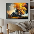 thumbnail image 2 of Designart Welcome To The Cottage House I Canvas Wall Art, 2 of 5