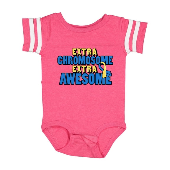 Inktastic Extra Chromosome Extra Awesome Boys or Girls Baby Bodysuit