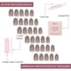 thumbnail image 4 of Press On Nails Glamnetic Pure Grey Opaco Gris Claro, 4 of 6