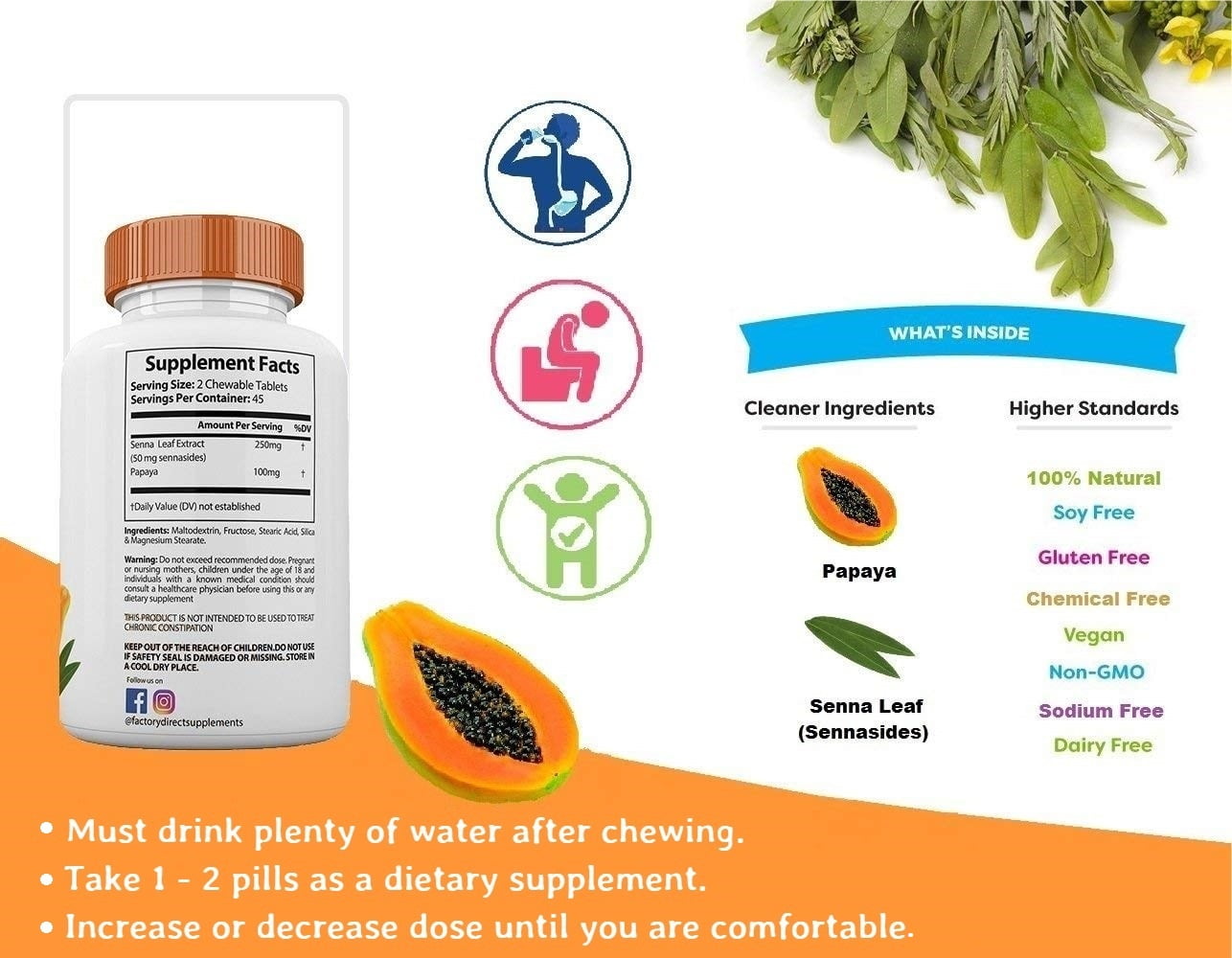 Senna laxative Tablets Occasional Constipation Kuwait Ubuy