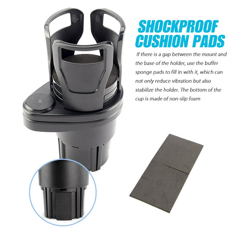 Car Cup Holder Expander, 2 in 1 Multifunctional Auto Drinks Holder