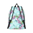 thumbnail image 2 of Naloa Dragonfly Floral Canvas Backpack for Men Women Rucksack Casual Travel Daypack College Tote Satchel Bookbag for Teens-Small, 2 of 7