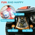 thumbnail image 6 of Qaba 3 in 1 Push Car, Sliding Car with Removable Handle, Music, Horn, Red, 6 of 9