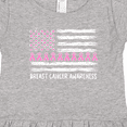 thumbnail image 4 of Inktastic Breast Cancer Awareness Pink Ribbons and Flag Girls Toddler Dress, 4 of 5