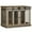 Oak, variant on PawHut 47in Dog Crate Furniture with Divider Panel, Wooden Dog Kennel TV Stand for Large Breeds, Pet House Side Table for 2 Small Breeds with 2 Rooms Design, 2 Sliding Doors, Oak
