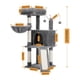 thumbnail image 1 of Free Shipping  Multi-Level Cat Tree For Cats With Cozy Perches Stable Cat Climbing Frame Cat Scratch Board Toys Gray&Beige ShopWise Round, 1 of 18