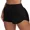 Black3, variant on High Waisted Sport Swim Shorts for Womens Side Slits Boardshorts with Pockets 2 in 1 Swimsuit Bottoms UPF 50+,S-3XL