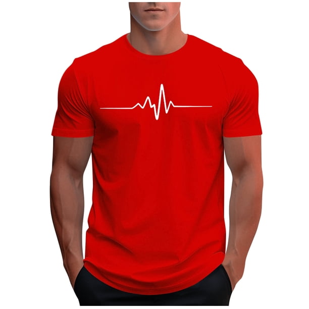 Eres Más Que una Camisa de Puntuación de Prueba Nueva Moda Casual Hombres Imprimir Camiseta Deportiva Manga Corta Blusas de Cuello Redondo
