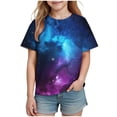 thumbnail image 7 of CYRBOKO Girls Graphic Tees, Short Sleeve Crewneck Gift Casual Summer T-shirts Multicolor Size 7-8 T, 7 of 7
