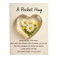 thumbnail image 2 of Pocket Hug Heart Token with Greeting Card, Valentine Pocket Hug, Heart Shaped Natural Stones, Romantic Gift for Her & Him, Ideal for Valentines Day & Anniversary, 2 of 5